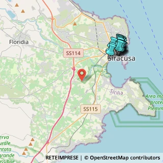 Mappa Traversa Testa Pisima, 96100 Siracusa SR, Italia (5.2875)