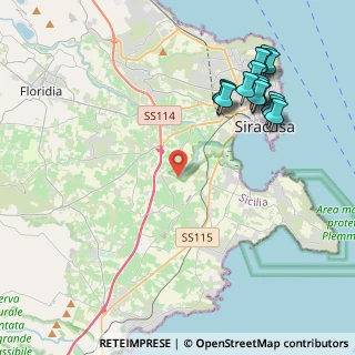 Mappa Traversa Testa Pisima, 96100 Siracusa SR, Italia (5.58375)