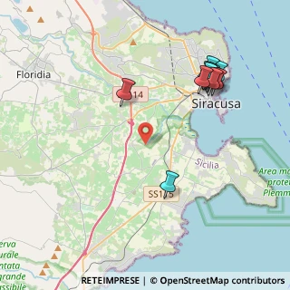 Mappa Traversa Testa Pisima, 96100 Siracusa SR, Italia (5.09091)