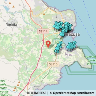 Mappa Traversa Testa Pisima, 96100 Siracusa SR, Italia (3.9415)