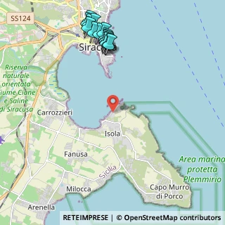 Mappa Via del Faro Massolivieri, 96100 Siracusa SR, Italia (2.99133)