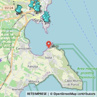 Mappa Via del Faro Massolivieri, 96100 Siracusa SR, Italia (3.83167)