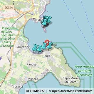 Mappa Via del Faro Massolivieri, 96100 Siracusa SR, Italia (1.7625)