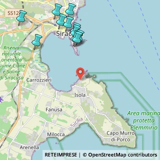 Mappa Via del Faro Massolivieri, 96100 Siracusa SR, Italia (3.05364)