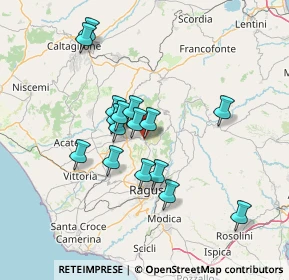 Mappa Via Ciano, 97012 Chiaramonte Gulfi RG, Italia (13.5875)