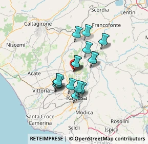 Mappa Via Ciano, 97012 Chiaramonte Gulfi RG, Italia (10.7285)