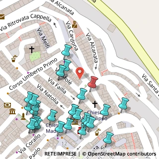 Mappa Via Roma, 97012 Chiaramonte Gulfi RG, Italia (0.07857)