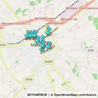 Mappa Via Maia, 72023 Mesagne BR, Italia (0.69455)