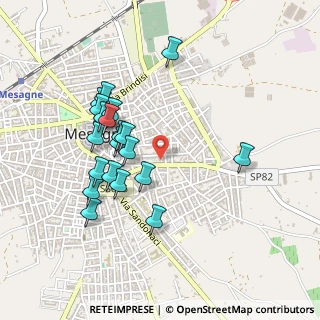 Mappa Piazza Alessandro romano, 72023 Mesagne BR, Italia (0.4795)