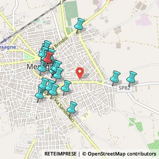 Mappa Via Maja Materdona, 72023 Mesagne BR, Italia (0.537)