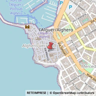 Mappa Via Gilbert Ferret,  61, 07041 Alghero, Sassari (Sardegna)