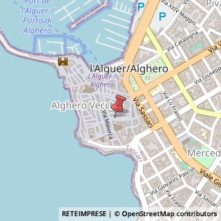 Mappa Via Gilbert Ferret, 68, 07041 Alghero, Sassari (Sardegna)