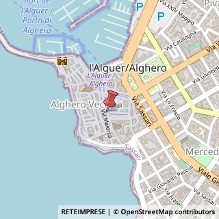 Mappa Via Carlo Alberto, 71, 07041 Alghero, Sassari (Sardegna)