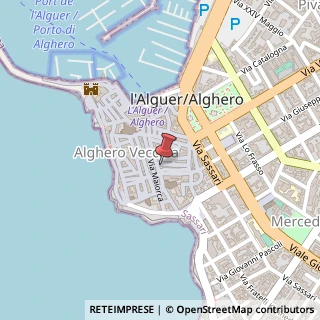Mappa Via Carlo Alberto, 83, 07041 Alghero, Sassari (Sardegna)