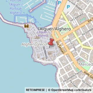 Mappa Via Gioberti, 27, 07041 Alghero, Sassari (Sardegna)
