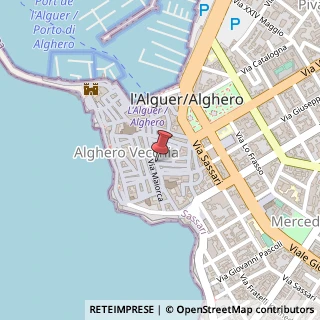 Mappa Via Gioberti,  4, 07041 Alghero, Sassari (Sardegna)