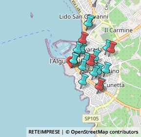 Mappa Via Carlo Alberto, 07041 Alghero SS, Italia (0.702)