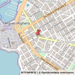 Mappa Via XX Settembre, 49, 07041 Alghero, Sassari (Sardegna)