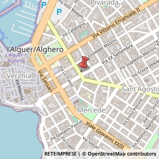 Mappa Via XX Settembre 82 - Angolo, 07041 Alghero, Sassari (Sardegna)