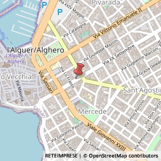 Mappa Via Giuseppe Garibaldi, 31, 07041 Alghero, Sassari (Sardegna)