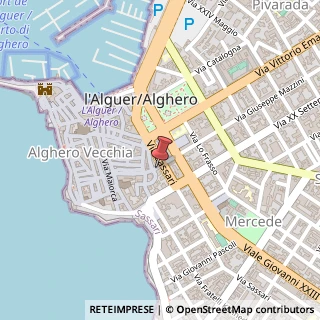 Mappa Via Giuseppe Mazzini, 3, 07041 Alghero, Sassari (Sardegna)