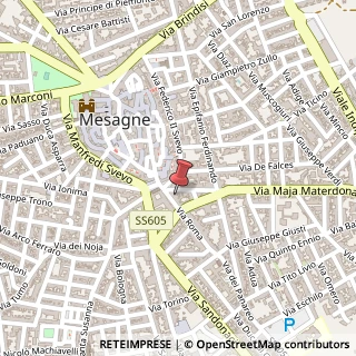Mappa Via Roma, 11, 72023 Mesagne, Brindisi (Puglia)