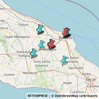 Mappa Via Ionima, 72023 Mesagne BR, Italia (10.4505)