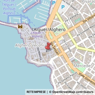 Mappa Via Gilbert Ferret, 89, 07041 Alghero, Sassari (Sardegna)