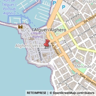 Mappa Via Gioberti,  33, 07041 Alghero, Sassari (Sardegna)