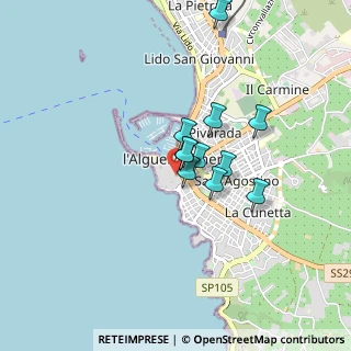 Mappa Via Simon, 07041 Alghero SS, Italia (0.63182)