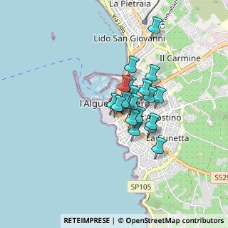 Mappa Via Simon, 07041 Alghero SS, Italia (0.5965)