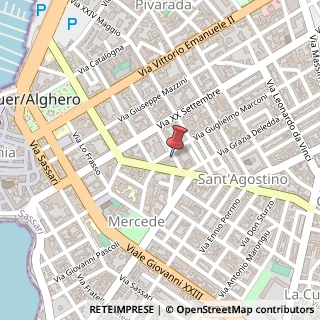Mappa Via Guglielmo Marconi, 13A, 07041 Alghero, Sassari (Sardegna)