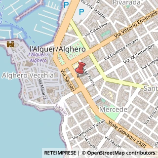 Mappa Via Cagliari, 16, 07041 Alghero, Sassari (Sardegna)