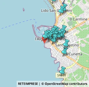 Mappa Via Camillo Benso Conte di Cavour, 07041 Alghero SS, Italia (0.7625)
