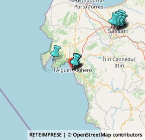 Mappa Via Camillo Benso Conte di Cavour, 07041 Alghero SS, Italia (18.64412)