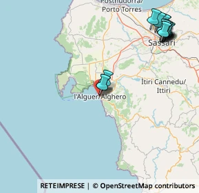Mappa Via Camillo Benso Conte di Cavour, 07041 Alghero SS, Italia (22.87)
