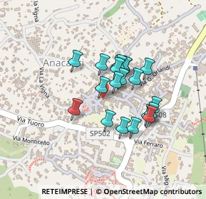 Mappa Via P.R, 80071 Anacapri NA, Italia (0.1705)