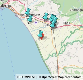 Mappa Via Tempa delle Craste, 84025 Eboli SA, Italia (7.01455)