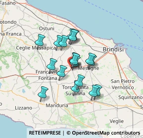 Mappa Via Thaon de Revel, 72022 Latiano BR, Italia (10.565)