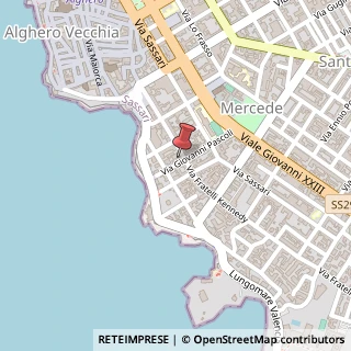 Mappa Via Giovanni Pascoli, 4E, 07041 Alghero, Sassari (Sardegna)