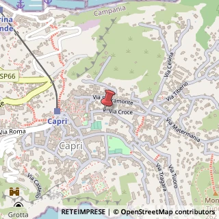 Mappa Via Fuorlovado, 36, 80073 Capri, Napoli (Campania)