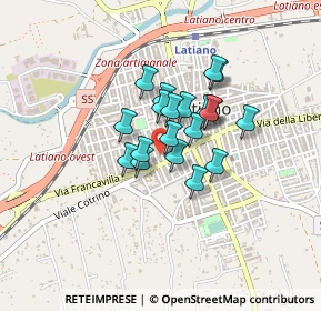 Mappa Via Francesco D'Ippolito, 72022 Latiano BR, Italia (0.293)