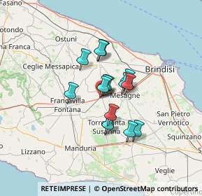 Mappa Via Francesco D'Ippolito, 72022 Latiano BR, Italia (9.40133)