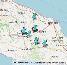 Mappa Via Francesco D'Ippolito, 72022 Latiano BR, Italia (8.98385)