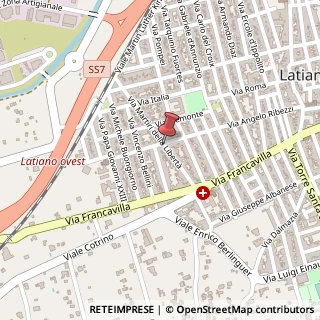 Mappa Via Francesco Baracca, 46, 72022 Latiano, Brindisi (Puglia)