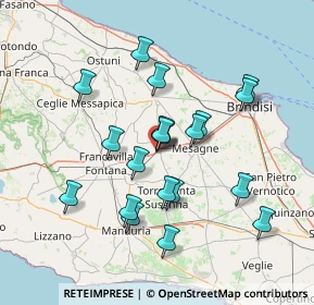 Mappa Via Baracca, 72022 Latiano BR, Italia (14.112)