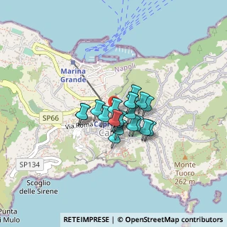 Mappa Via Parroco Roberto Canale, 80073 Capri NA, Italia (0.256)