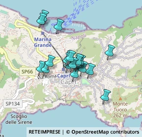 Mappa Via Parroco Roberto Canale, 80073 Capri NA, Italia (0.2995)