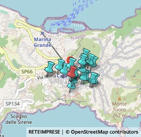 Mappa Via Listrieri, 80073 Capri NA, Italia (0.256)