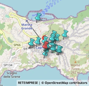 Mappa Via Madonna Delle Grazie, 80073 Capri NA, Italia (0.279)
